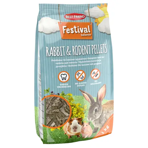 Полнорационный корм для кроликов и грызунов Festival Balance Rabbit & Rodent 1 кг