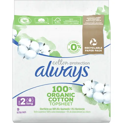Гигиенические прокладки Always 9 шт. Cotton Protection Ultra Long