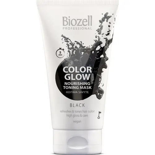 Тонирующая маска Biozell 150 мл Color Glow, черная