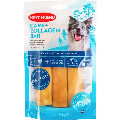 Жевательные палочки Best Friend 3 шт. 90 г Care+ коллагеновые жевательные палочки с курицей