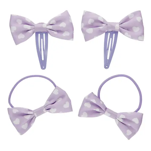 Детский набор для волос Miny Heart сиреневый