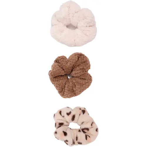 Накладные пряди для волос Miny 3 шт. бежево-коричневые