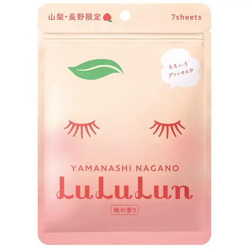 LuLuLun Premium Sheet Mask Yamanashi Peach - Тканевая маска 7 шт.