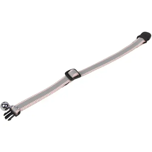 Светоотражающий ошейник для кошек Real Cat розовый