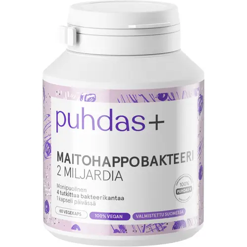 Молочнокислые бактерии Pure+ 60 капсул 2 млрд