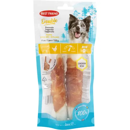 Жевательная булочка Best Friend 2 шт. 120 г Двойная курица