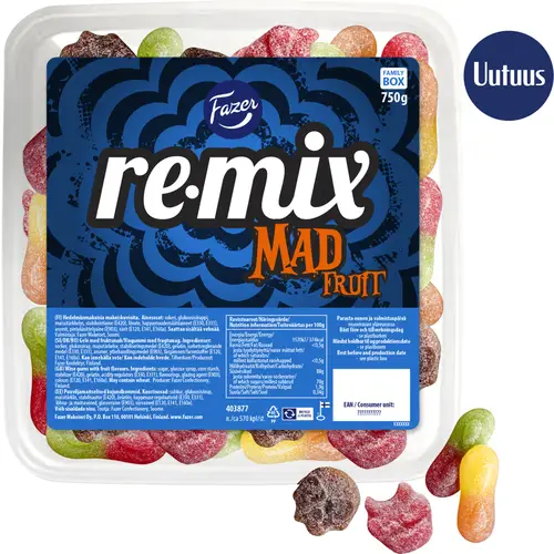 Remix Fazer 750 г Mad Fruit Mix