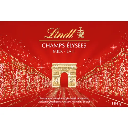 Плитка молочного шоколада Lindt 184 г Champs Elysees