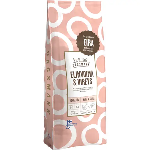 Корм для собак Dagsmark 2 кг Vitality & Vitality с курицей и овсянкой