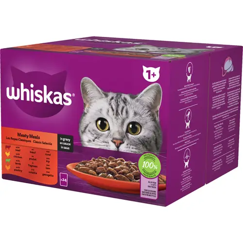 Корм для кошек Whiskas 24 x 85 г 1+ Традиционные блюда в соусе