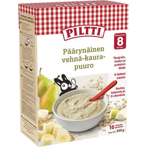 Сухая каша Piltti 450 г Груша 8 месяцев
