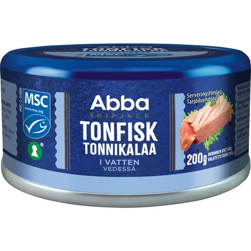 Тунец Абба 200/150 г в воде