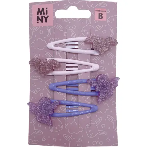 Hiuspinni Miny 4 шт. блестки на Хэллоуин