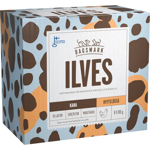 Корм для кошек Dagsmark 8 x 80 г, курица Lynx в желе