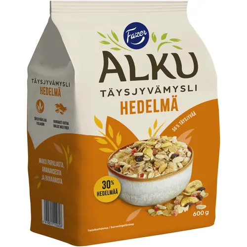Мюсли фруктовые Fazer Alku 600 г хрустящие