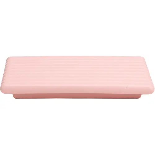 Мыльница Мини полоски розовые