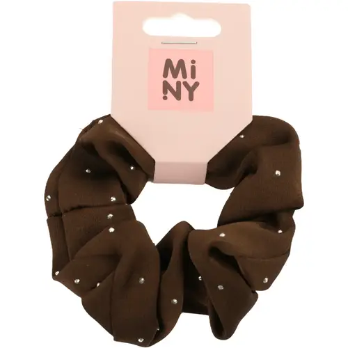 Волосы пончик Минни каштановые