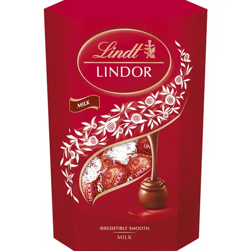 Шоколадный шарик с начинкой Lindt 200 г молочный шоколад Lindor