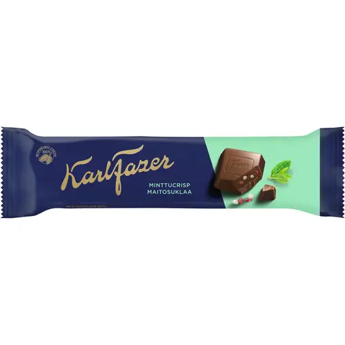 Шоколадная плитка Fazer 37 г Mint Crisp