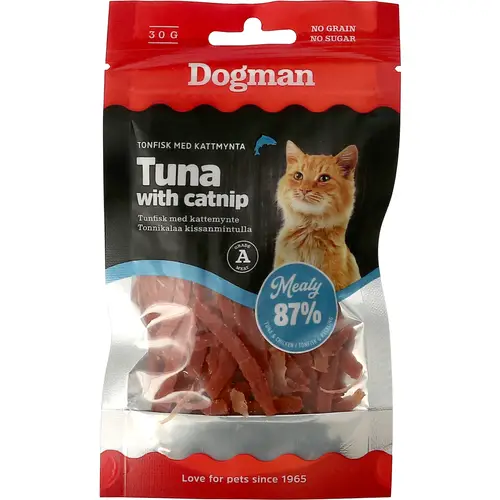 Лакомство для кошек Dogman 30 г Тунец с кошачьей мятой