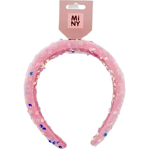 Повязка на голову с пайетками