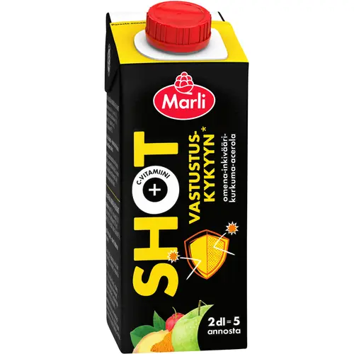 Shot Marli 2 dl Ginger-turmeric-acerola
