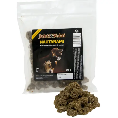 Лакомство для собак Jahti&Vahti 100 г коровье мясо