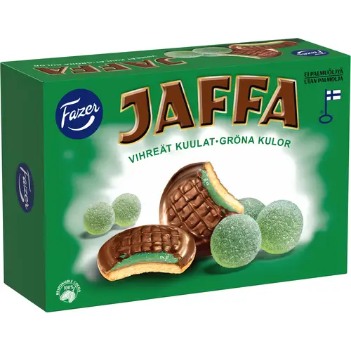 Печенье Jaffa Fazer 300 г Зеленые шарики