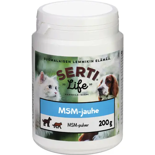 МСМ порошок SertiLife 200 г для домашних животных