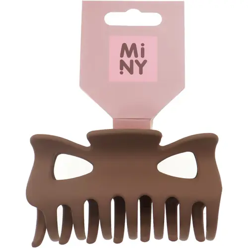 Заколка для волос Miny коричневого цвета