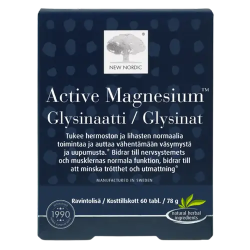 New Nordic Active Глицинат магния 60 табл.