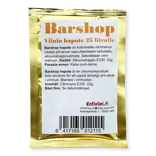 Лимонная кислота Barshop 22 г
