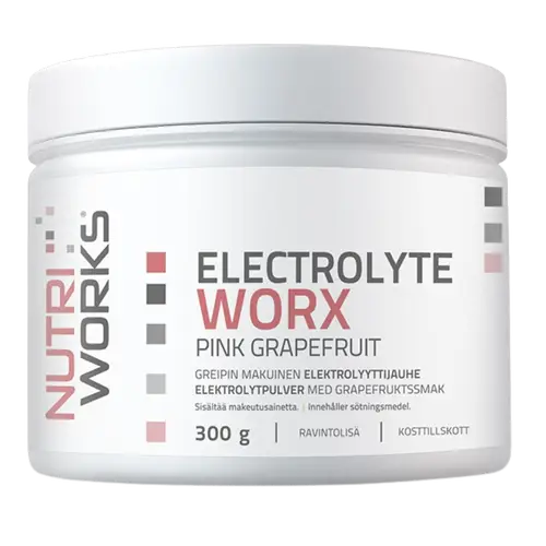 Nutri Works Electrolyte Worx Pink Grapefruit - Электролитный порошок Грейпфрут 300 г