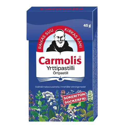 Пастилки Carmolis Herbal без сахара 45 г