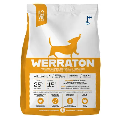 Корм для собак Werraton 5 кг беззерновой