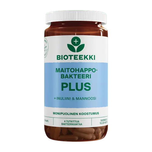Bioteekki Молочнокислые бактерии ПЛЮС + Инулин и Манноза 100 капс.