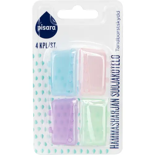 Защитный чехол для зубной щетки Drop 4 шт.