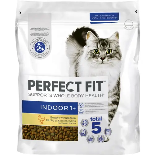 Корм для кошек Perfect Fit 1,4 кг для домашней курицы