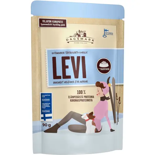 Корм для собак Dagsmark 90 г Levi беззерновая куриная котлета