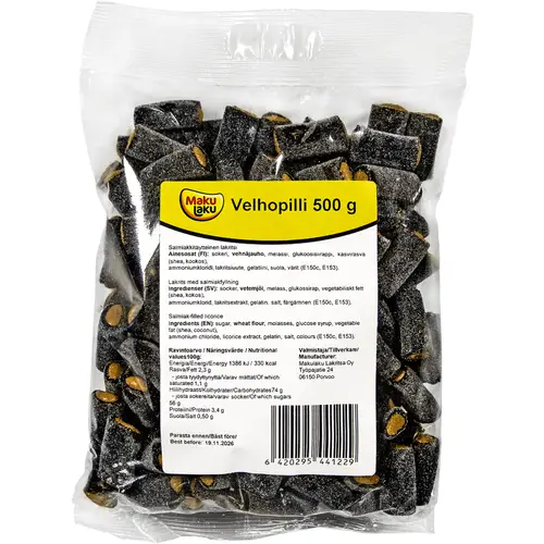 Velhopilli Makulaku 500 г солодки