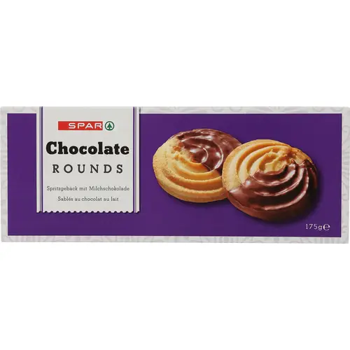 Песочное печенье SPAR 175 г с шоколадом
