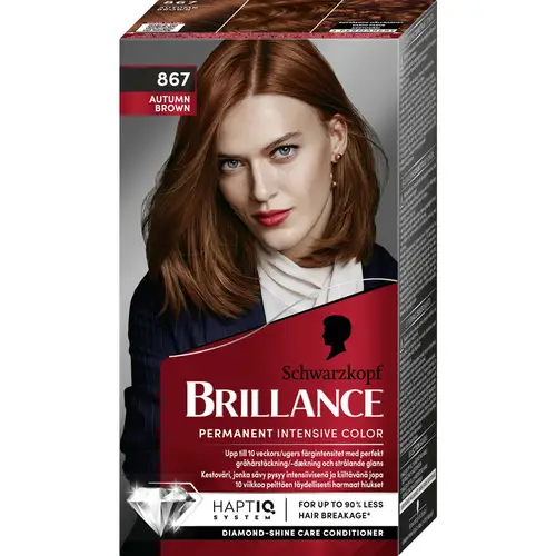 Цвет волос Schwarzkopf Brilliance 867 Осенне-коричневый