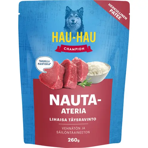 Корм для собак 260 г Мясная мука, порционный пакет