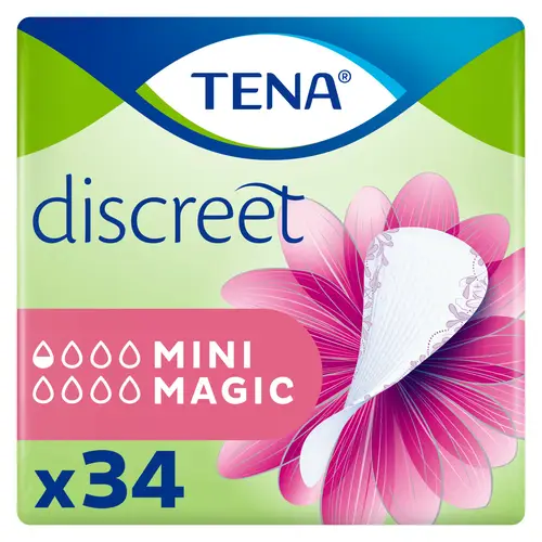 Прокладки для трусиков Tena 34 шт. Discreet Mini Magic