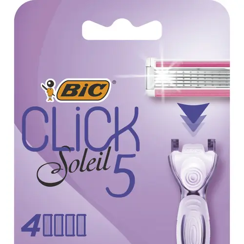 Сменные лезвия Bic 4 шт. Click Soleil 5