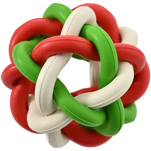 Игрушка для собак Real Dog X-mas резиновый мяч