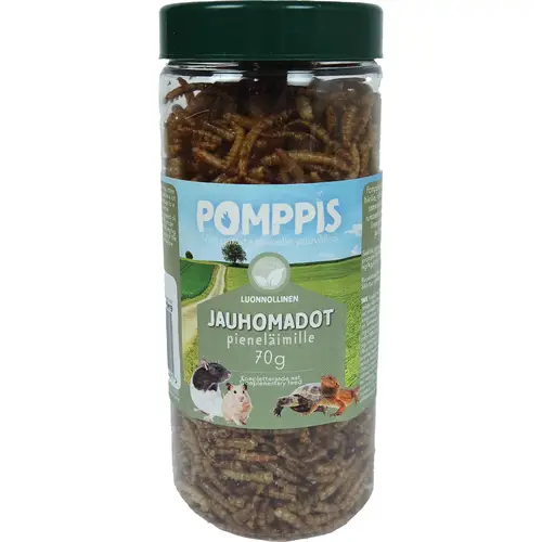Мучные черви Pomppis 70 г для мелких животных