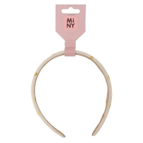 Повязка на голову Miny золотое сердце