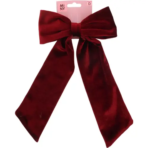 Заколка для волос Miny bow бордового цвета