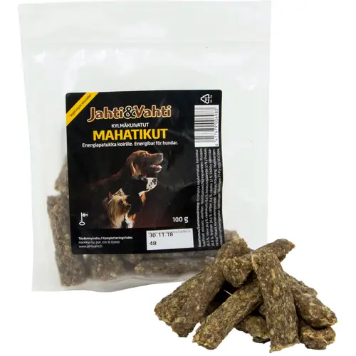 Лакомство для собак Jahti&Vahti 100 г желудочные палочки